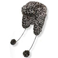 Cheetah Faux Fur Trapper Hat by JSA Trapper Hat Jeanne Simmons Accessories js4881 Cheetah