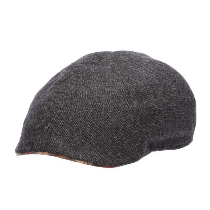 Chinos Wool Blend Flat Cap - Stetson Hat Flat Cap Stetson Hats STW372 Grey Medium