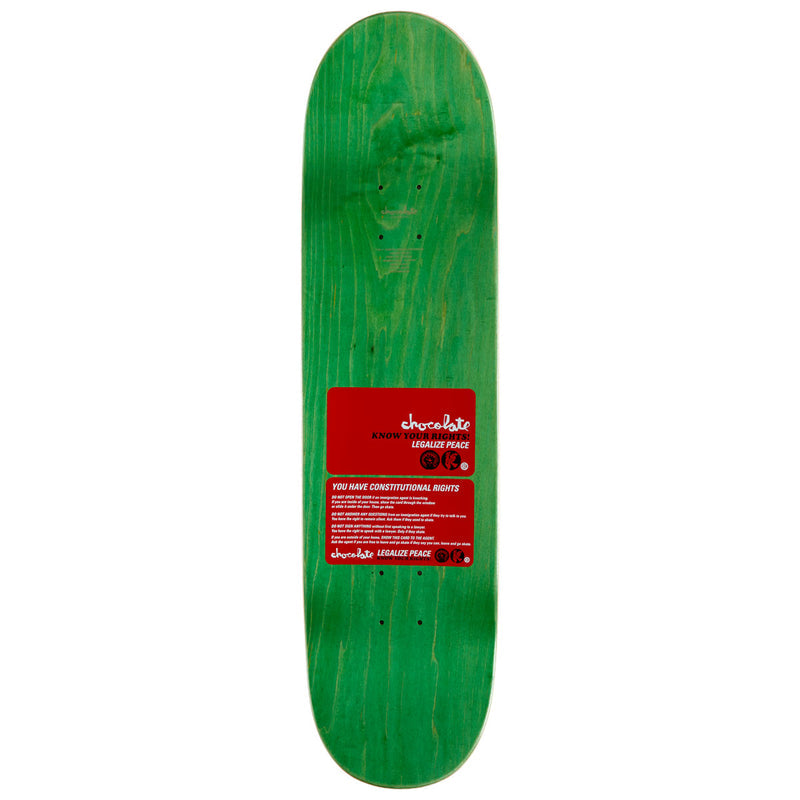 Chocolate Herrera Know Your Rights Skateboard Deck - 8.50"