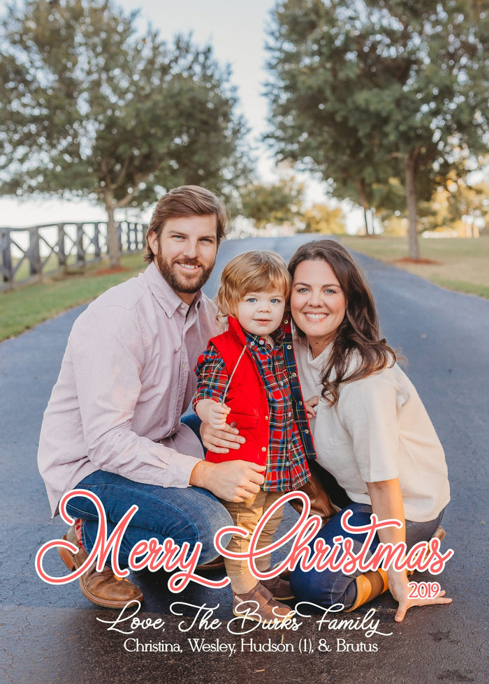 Christmas Family Card