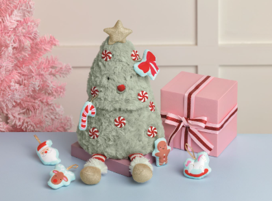 Christmas Tree Plush Set
