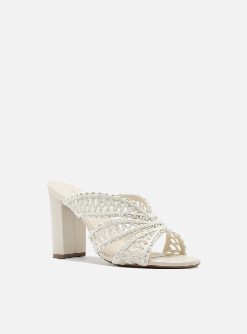 Ciara High Block Fabric Sandal Sandals S/26