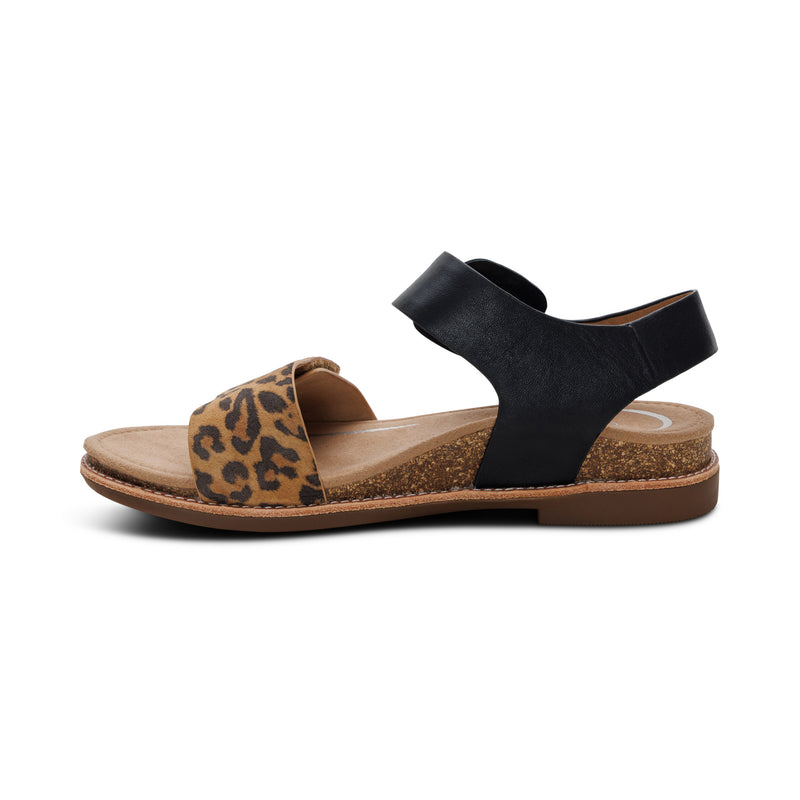 Claire Quarter Strap Sandal #color_leopard