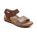 Claire Quarter Strap Sandal #color_taupe multi