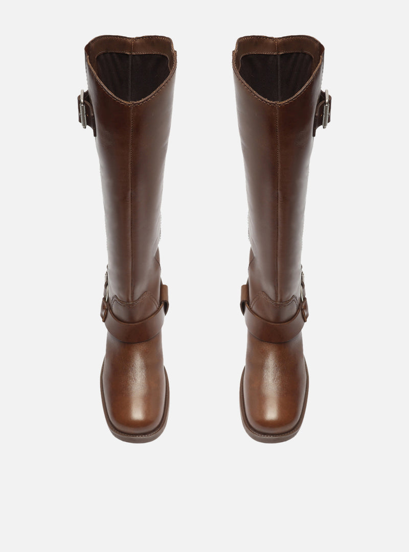Clara Leather Block Boot Boots FALL 23