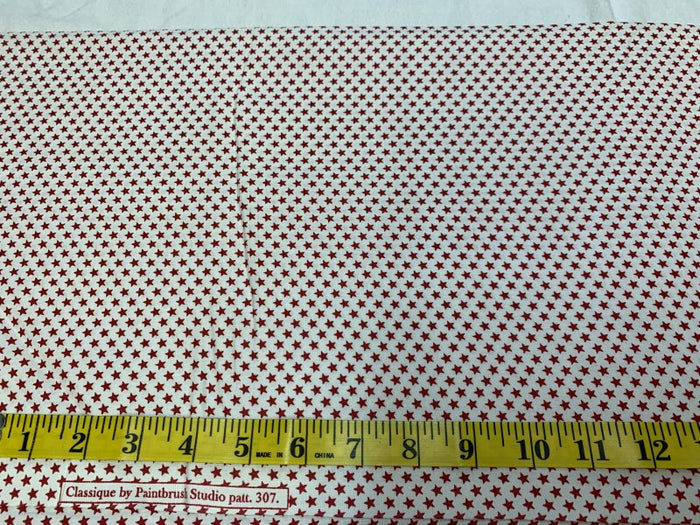 Classique–Red Stars on White 292