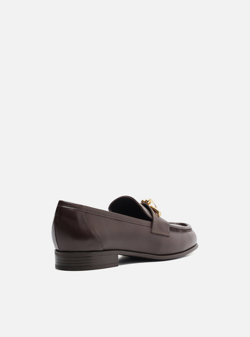 Claudia Leather Loafer Loafers F/25