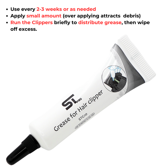 Supreme Trimmer Clipper Grease Tube with Precision Applicator Tip