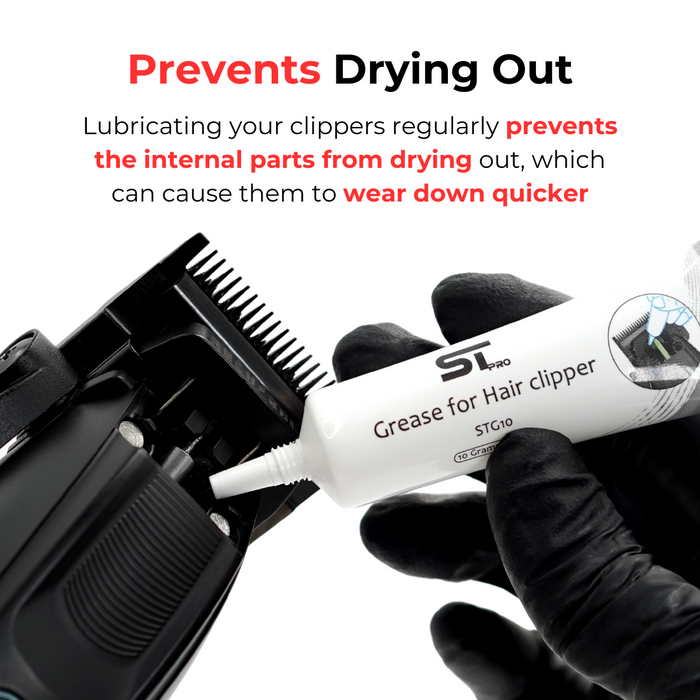 Supreme Trimmer Clipper Grease Tube with Precision Applicator Tip