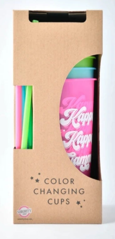 Color Changing Cup Set - Kappa Kappa Gamma