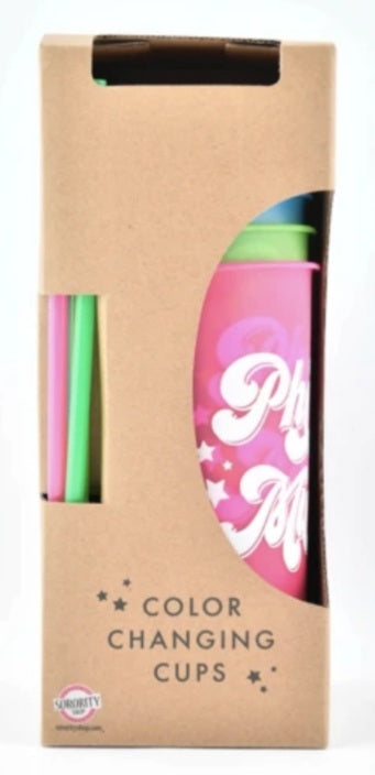 Color Changing Cup Set - Phi Mu
