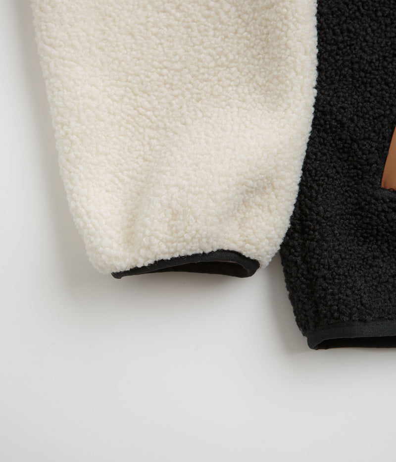 Columbia Backbowl II Remastered Full Zip Hoodie in Chalk and Black