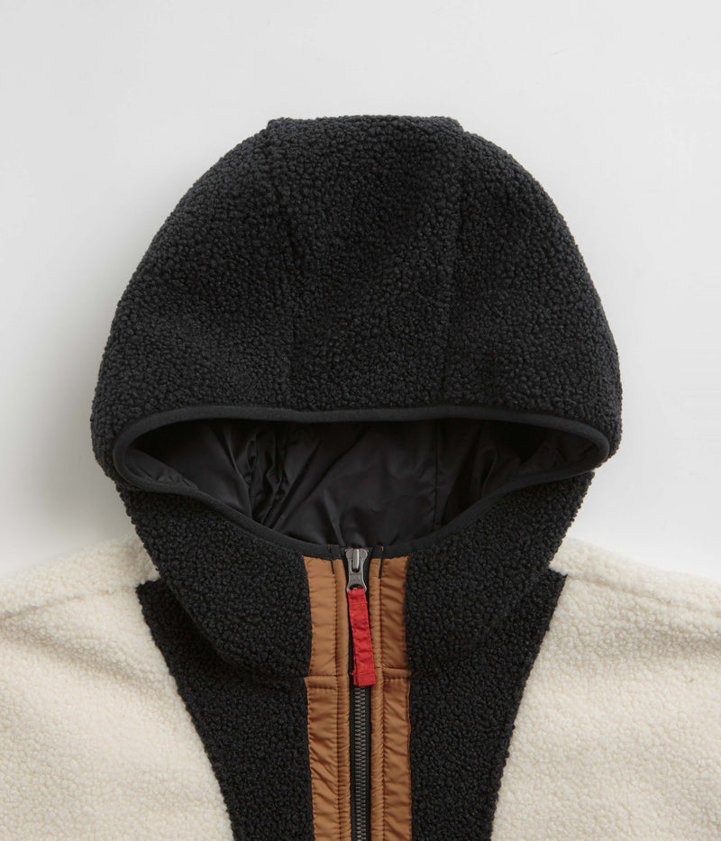 Columbia Backbowl II Remastered Full Zip Hoodie in Chalk and Black