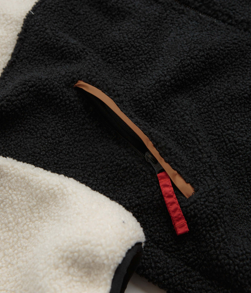 Columbia Backbowl II Remastered Full Zip Hoodie in Chalk and Black