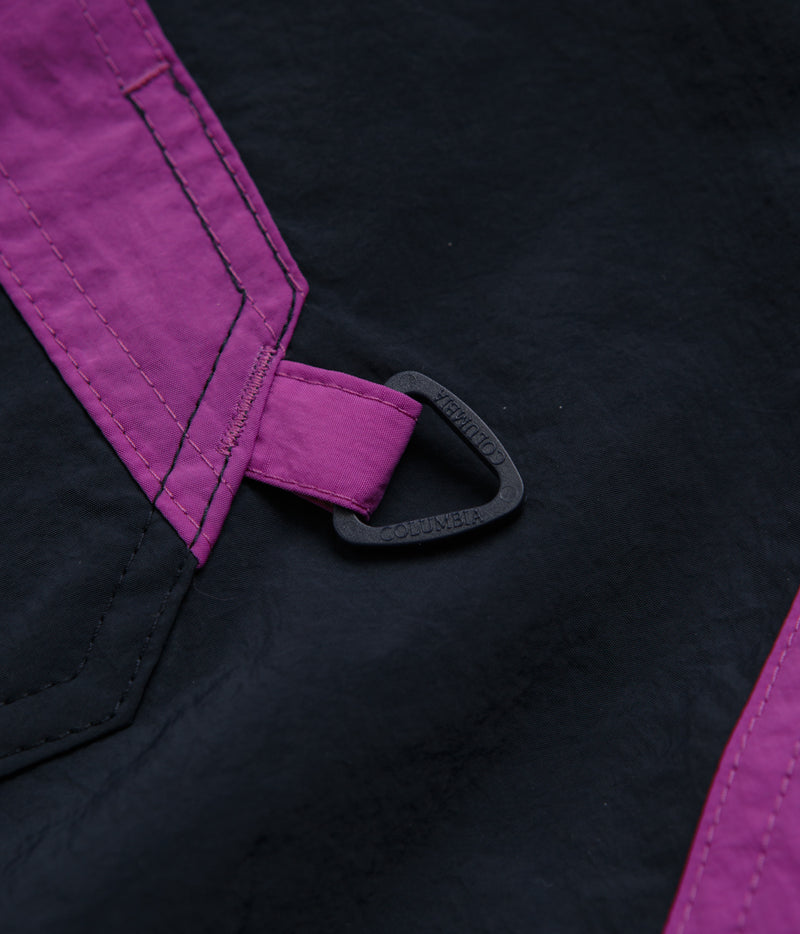 Columbia Challenger Windbreaker Anorak in Collegiate Navy and Razzle