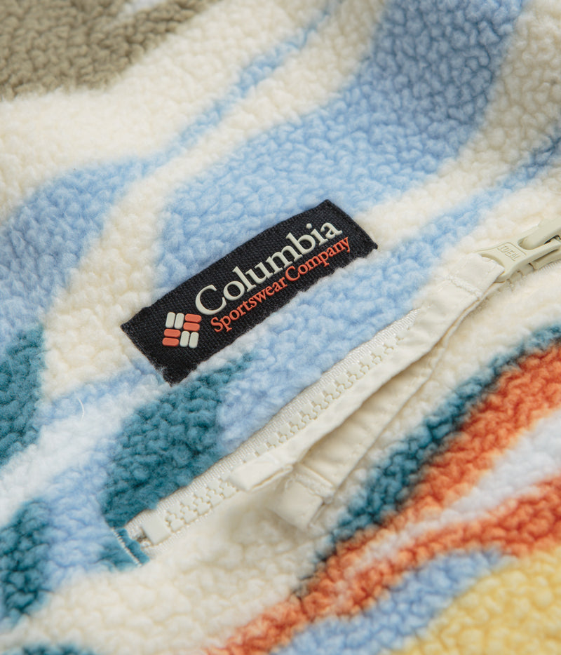 Columbia Helvetia II Printed Half Snap Fleece in Chalk Rogue Valley