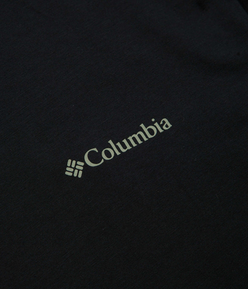 Columbia North Cascades T-Shirt in Black and Pasteled Framed