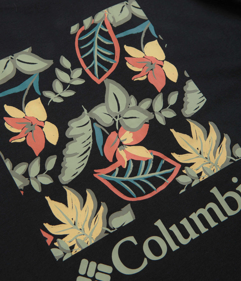 Columbia North Cascades T-Shirt in Black and Pasteled Framed