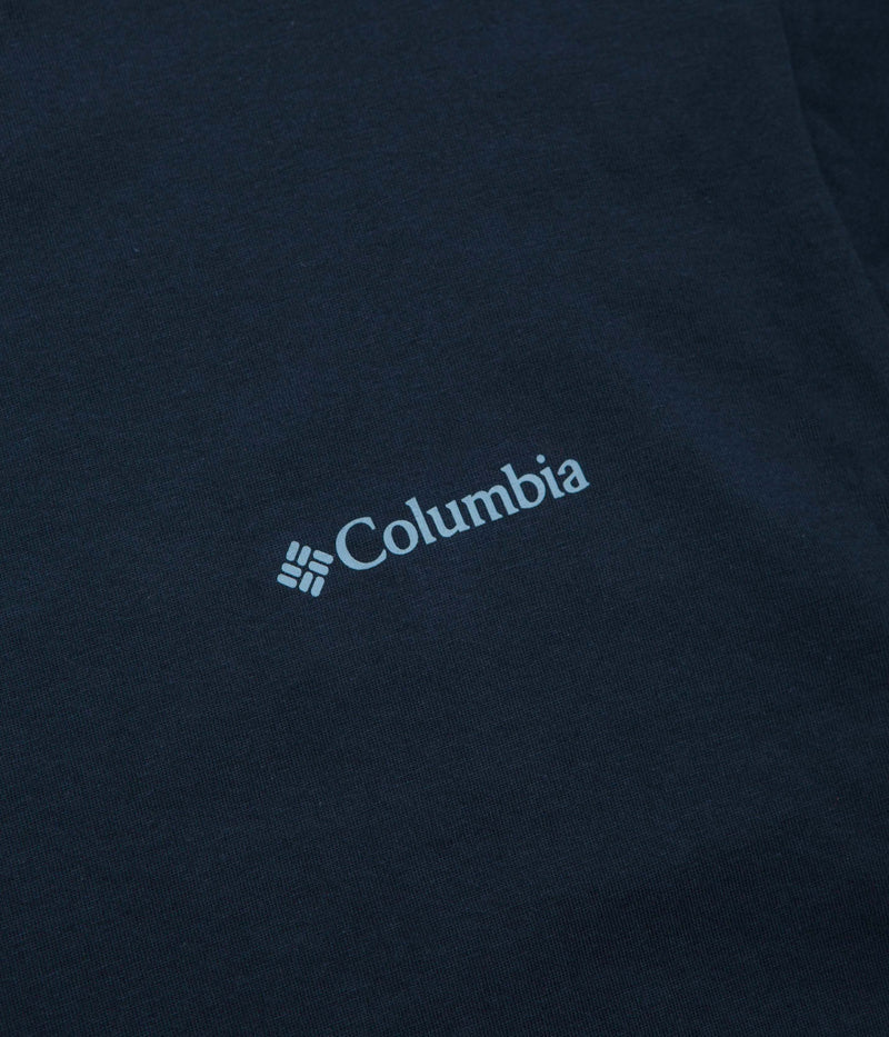 Columbia North Cascades T-Shirt in Collegiate Navy and Pasteled Framed
