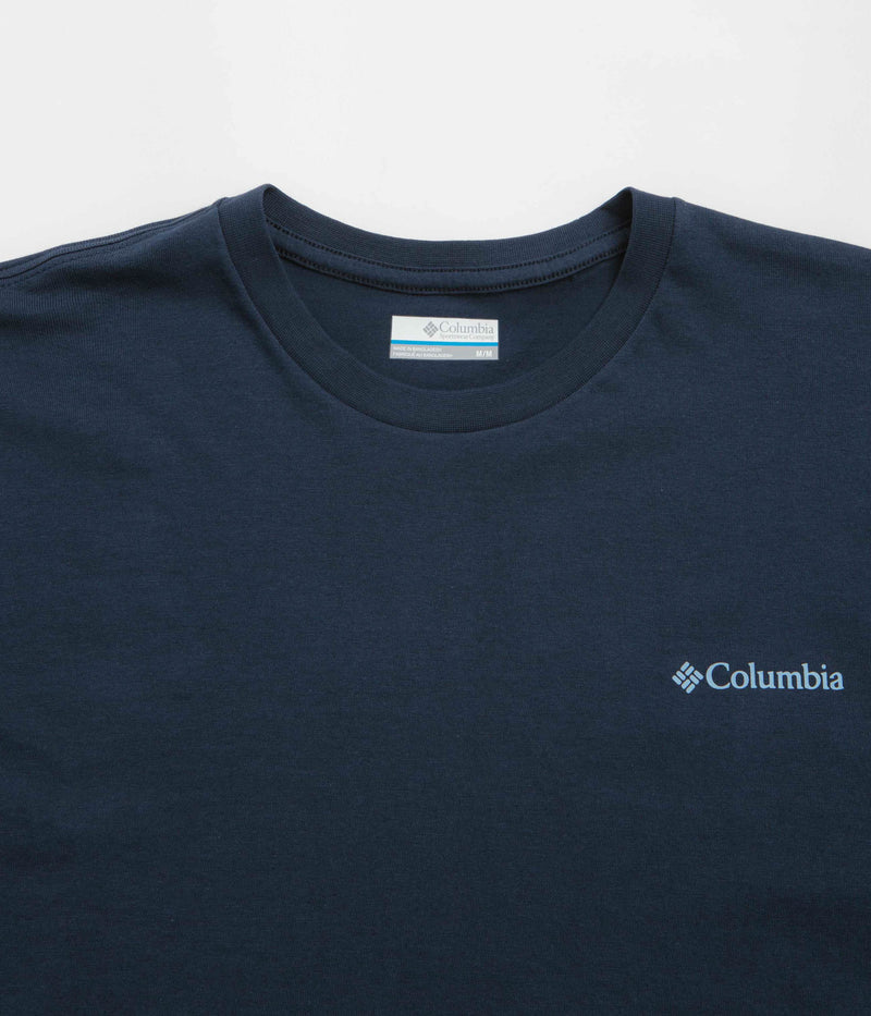 Columbia North Cascades T-Shirt in Collegiate Navy and Pasteled Framed