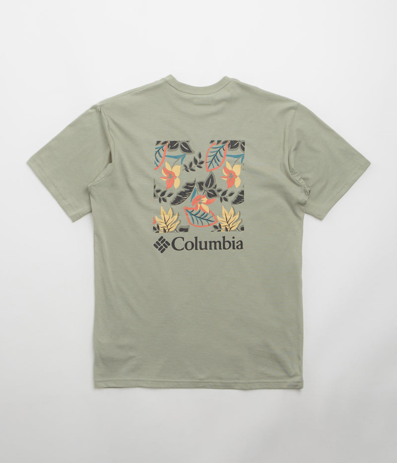 Columbia North Cascades T-Shirt in Safari and Pasteled Framed