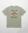 Columbia North Cascades T-Shirt in Safari and Pasteled Framed