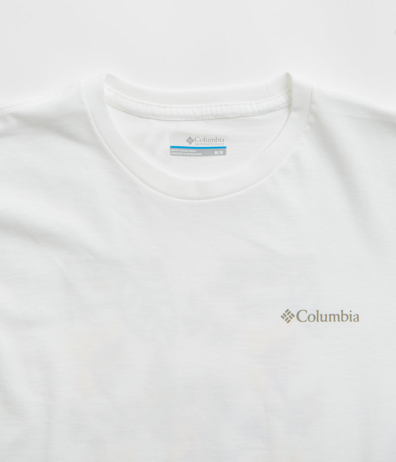 Columbia North Cascades T-Shirt in White and Pasteled Framed