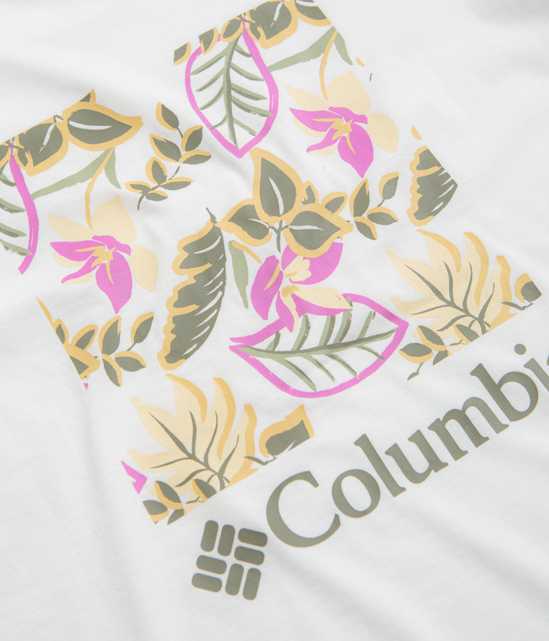 Columbia North Cascades T-Shirt in White and Pasteled Framed