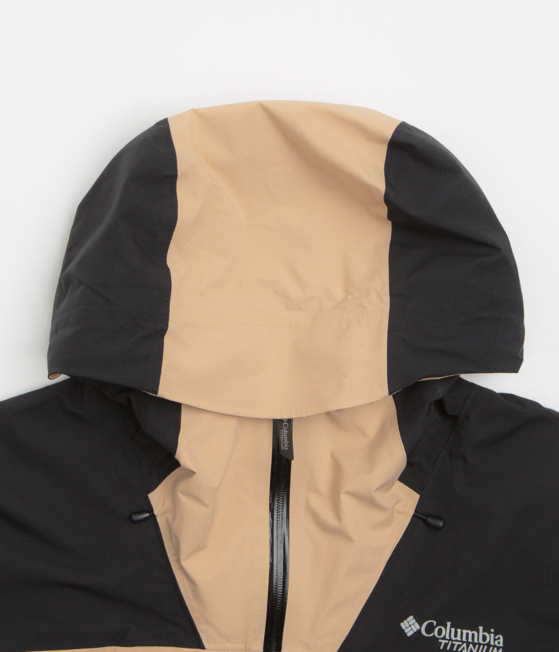 Columbia Northwest Explorer 3L Shell Jacket in Canoe and Black