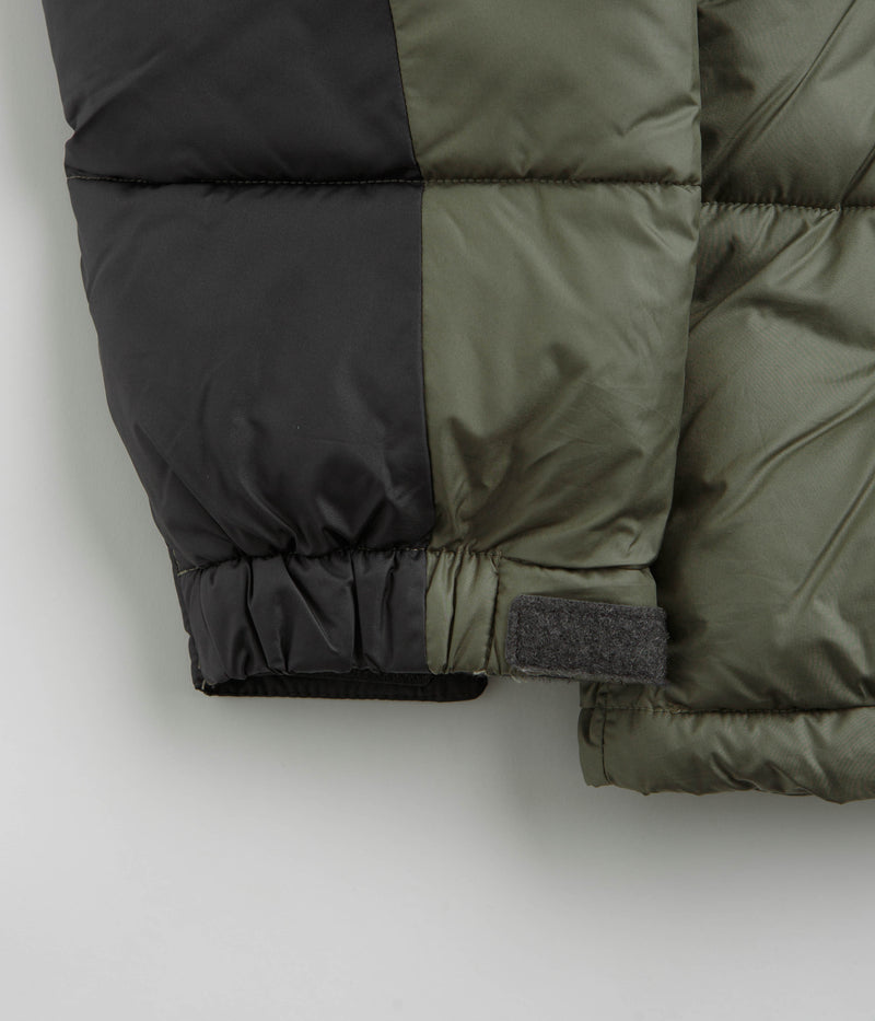 Columbia Pike Lake II Hooded Jacket in Stone Green and Shark / White
