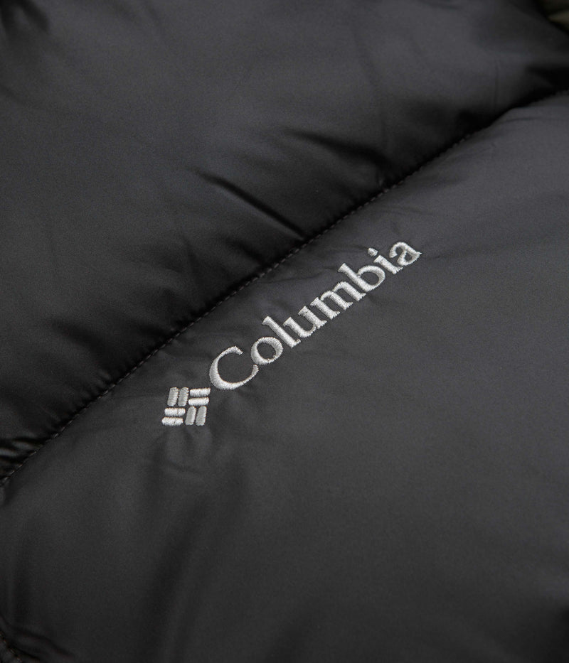 Columbia Pike Lake II Hooded Jacket in Stone Green and Shark / White