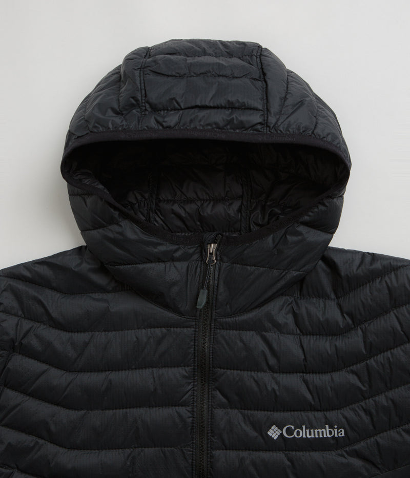 Columbia Powder Pass Hybrid Hooded Jacket in Black