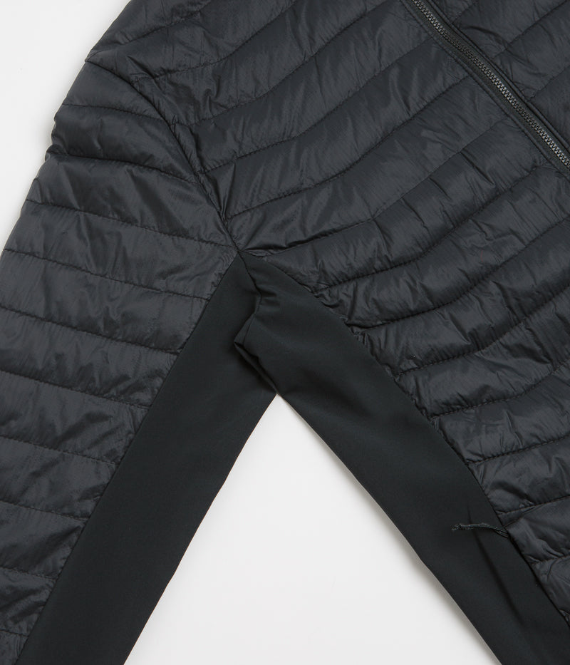 Columbia Powder Pass Hybrid Hooded Jacket in Black
