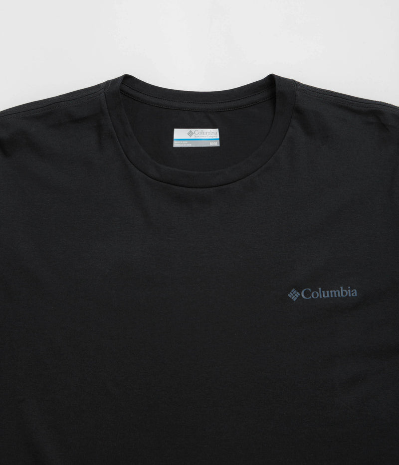 Columbia Rapid Ridge Back Graphic II T-Shirt in Black and Heavenly Horizons