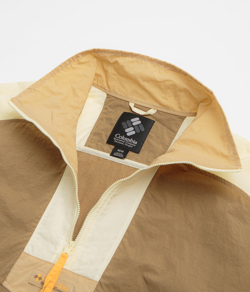 Columbia Riptide II Retro Windbreaker Anorak in Delta and Lemon Wash