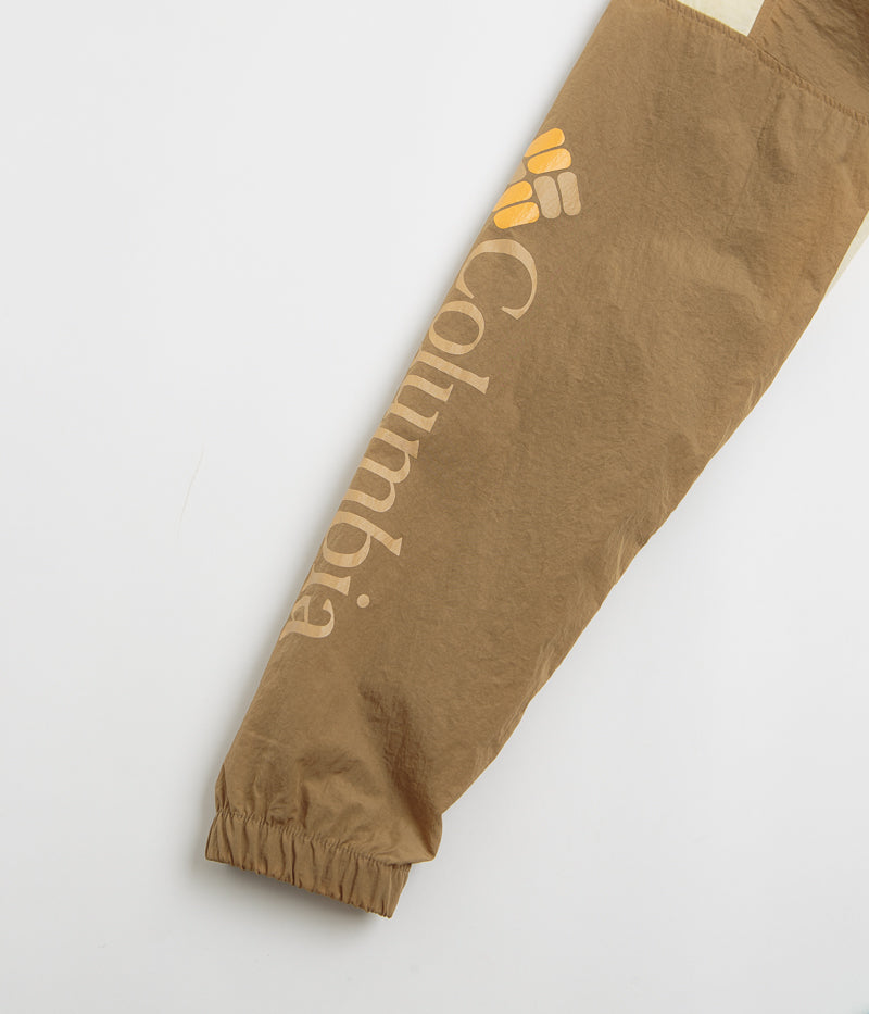 Columbia Riptide II Retro Windbreaker Anorak in Delta and Lemon Wash