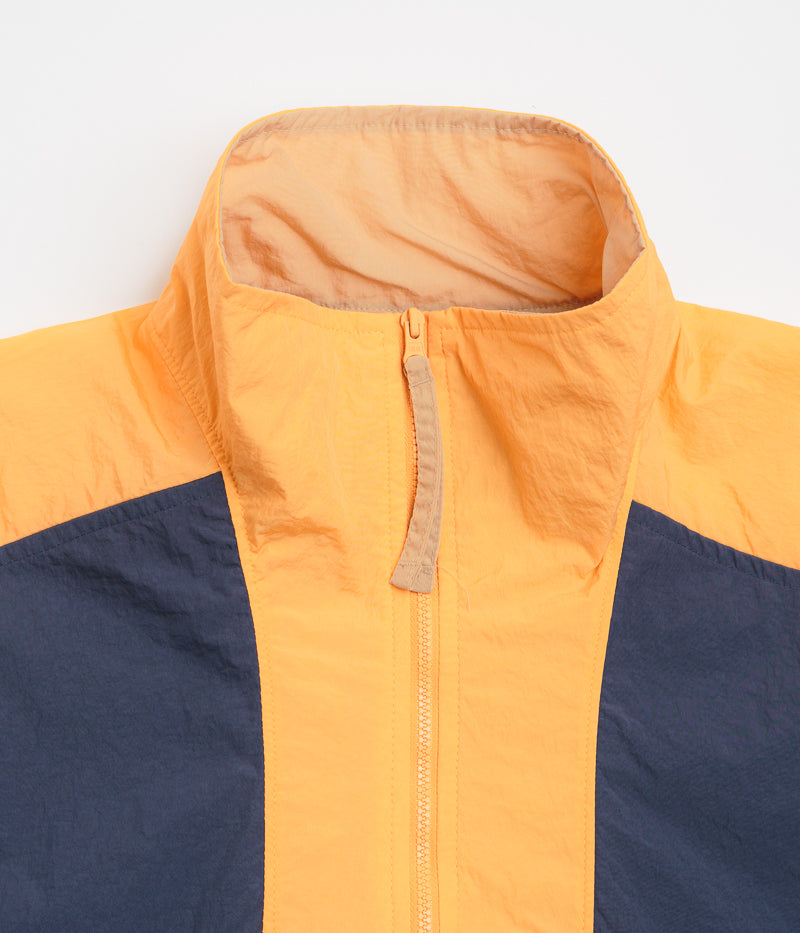 Columbia Riptide II Retro Windbreaker Anorak in Nocturnal and Summer Orange
