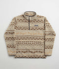 Columbia Rugged Ridge Half Snap Fleece in Dark Stone and Delta Madras Multi
