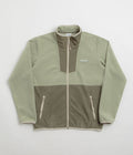 Columbia Sequoia Grove Full Zip Fleece in Safari and Stone Green