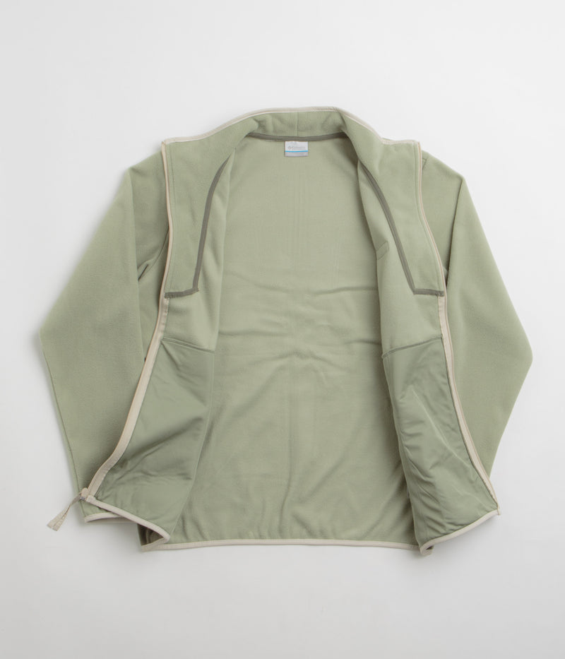 Columbia Sequoia Grove Full Zip Fleece in Safari and Stone Green