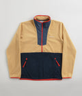 Columbia Sequoia Grove Half Zip Fleece in Light Camel and Dark Mtn / Coll Navy / Spicy
