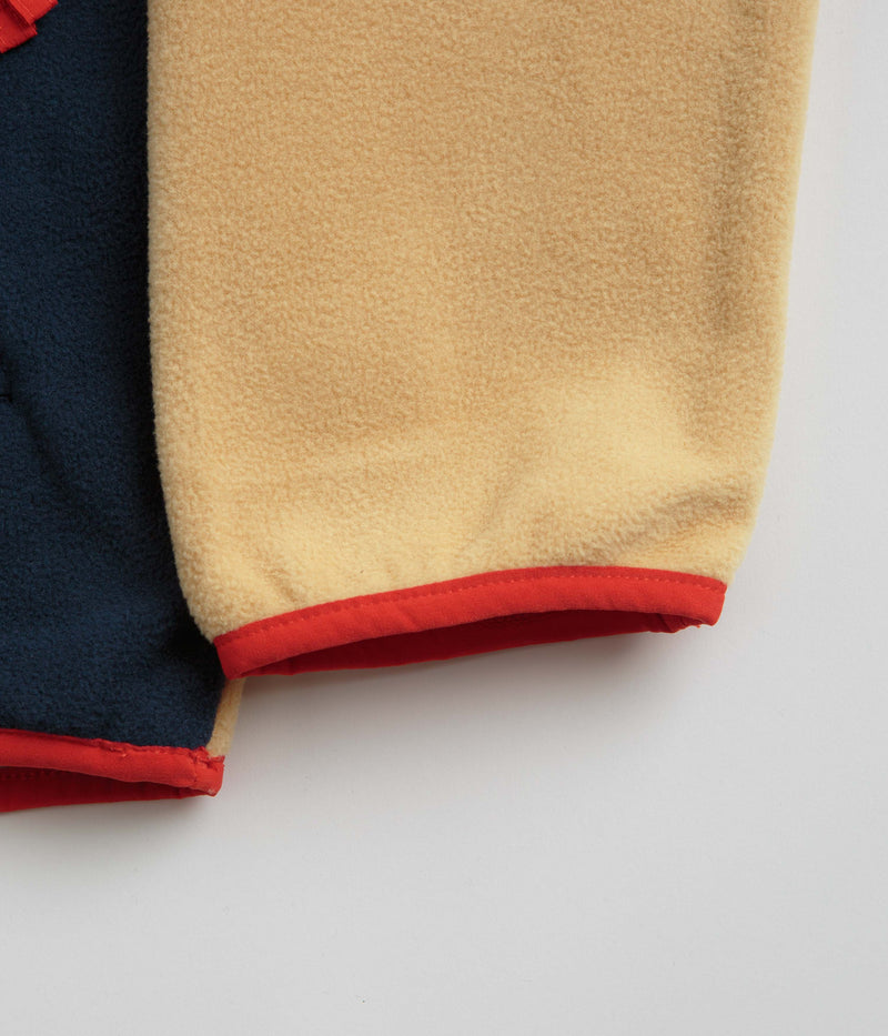 Columbia Sequoia Grove Half Zip Fleece in Light Camel and Dark Mtn / Coll Navy / Spicy