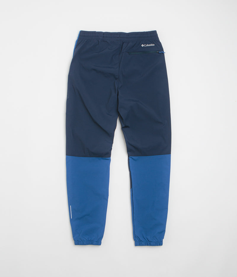 Columbia Tech Nylon Pants in Mountain Blue and Collegiate Navy