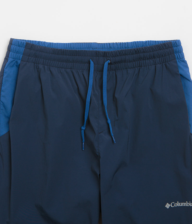 Columbia Tech Nylon Pants in Mountain Blue and Collegiate Navy