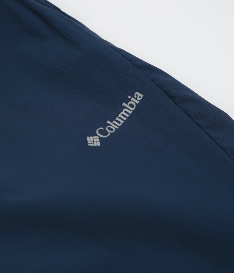 Columbia Tech Nylon Pants in Mountain Blue and Collegiate Navy