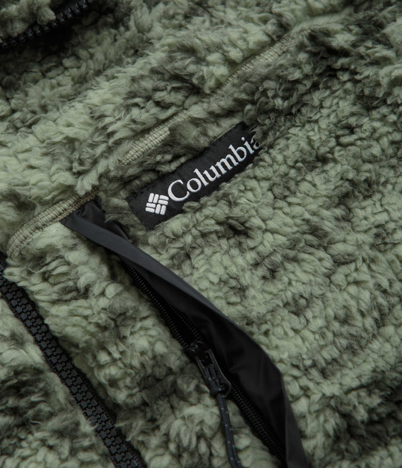 Columbia Winter Pass II Printed Fleece in Greenscape Stippled Stripe