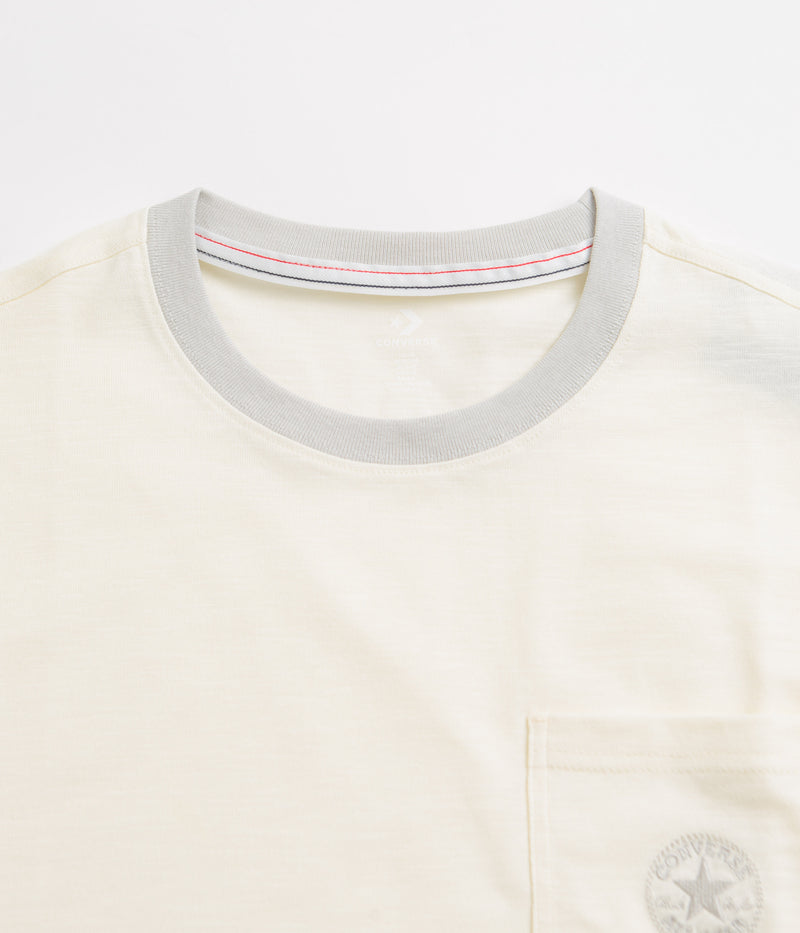 Converse Retro Pocket T-Shirt in Egret