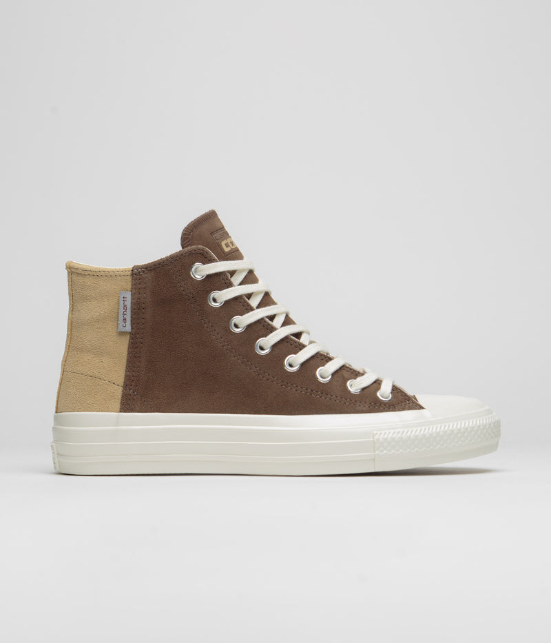 Converse x Carhartt WIP CTAS Pro Shoes in Starfish and Tofu / Dark Earth