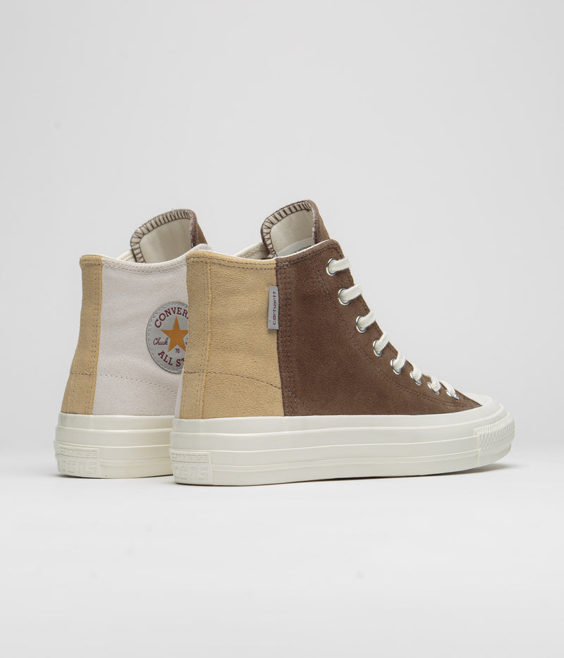 Converse x Carhartt WIP CTAS Pro Shoes in Starfish and Tofu / Dark Earth