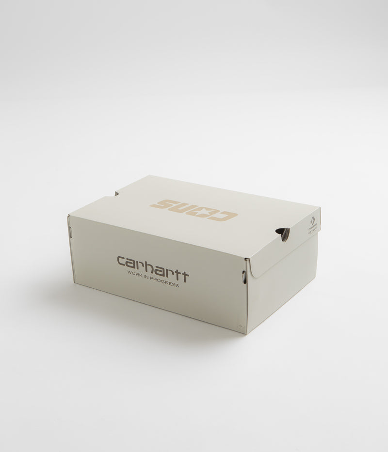 Converse x Carhartt WIP One Star Academy Pro Shoes in Dark Earth and Starfish / Egret